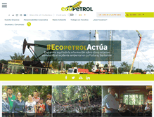 Tablet Screenshot of ecopetrol.com.co